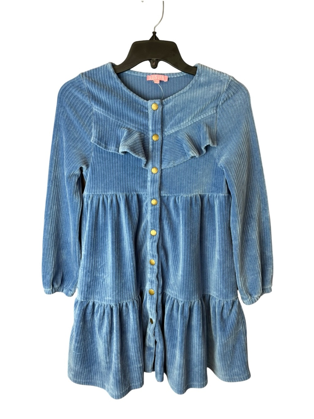 Bisby Blue Long Sleeve Dress - Kids Sz 10
